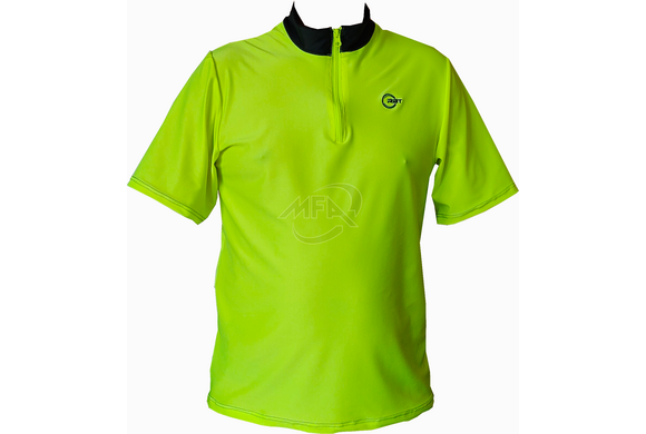 Tee-shirt de travail Pireneo RBT Jaune fluo et col gris